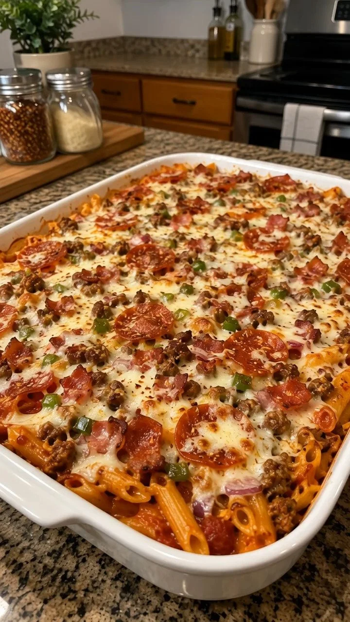 Pizza Pasta Bake
