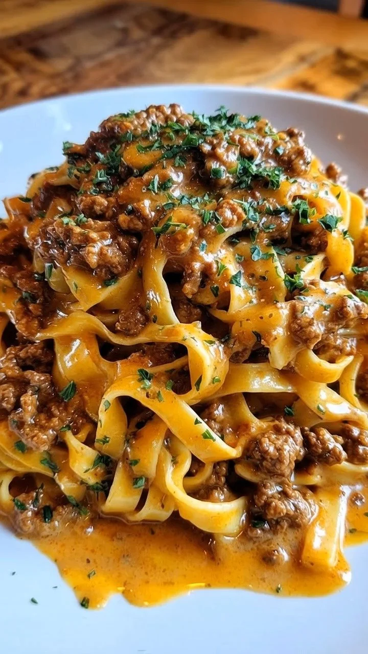 Rich &amp; Glossy Bolognese Tagliatelle