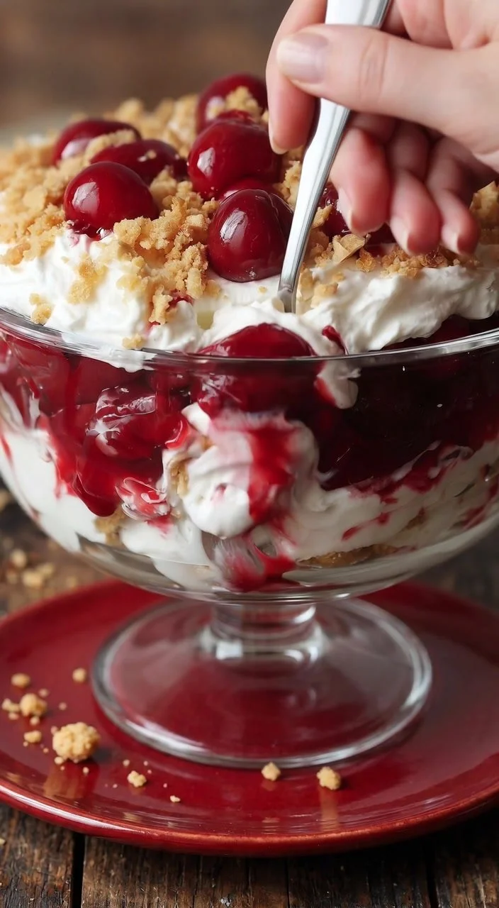 Sugar-Free Cherry Cheesecake Fluff