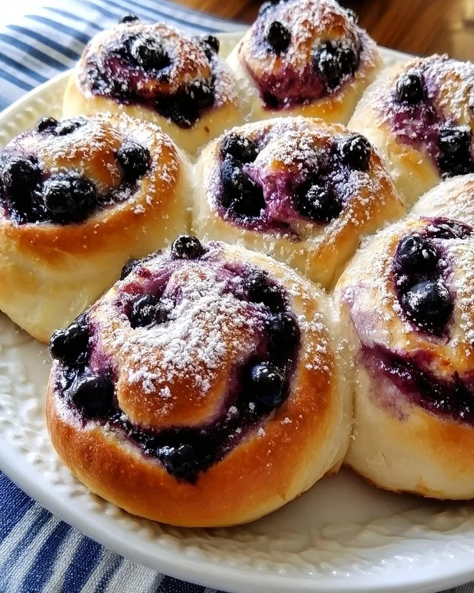 Swedish Blueberry Buns