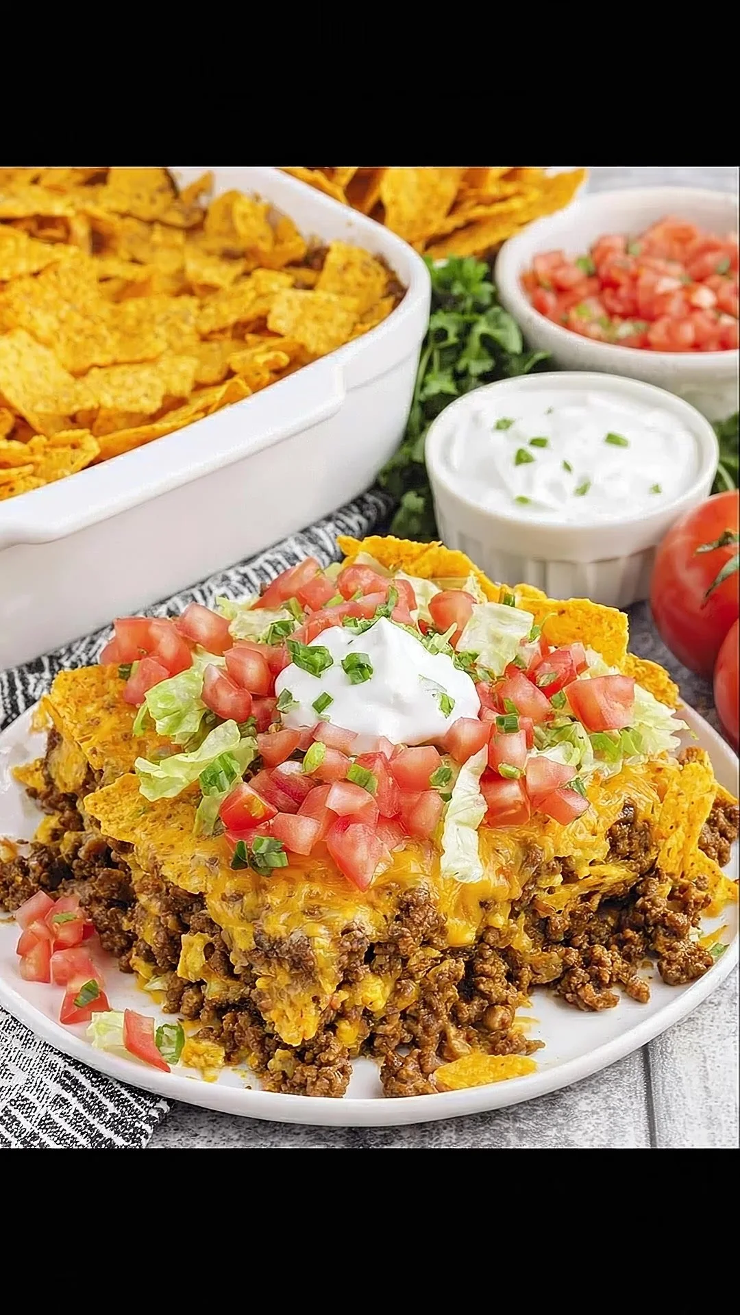 Taco Doritos Casserole Bake
