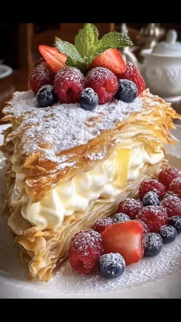 The Ultimate Crispy Phyllo Mille-Feuille