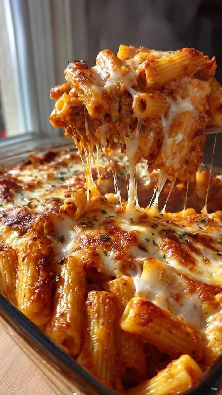 Ultimate Cheesy Baked Rigatoni