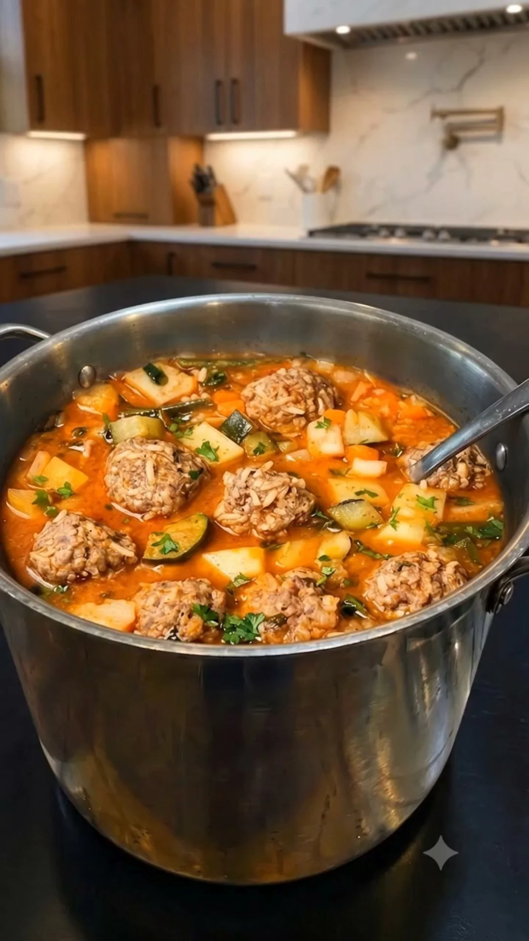 Authentic Mexican Meatball Soup