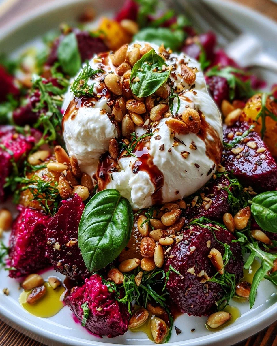 Beet and Burrata Salad