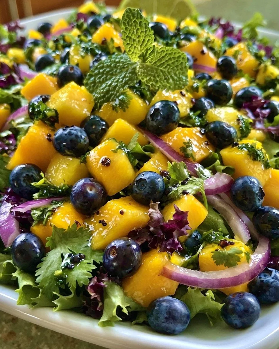 Blueberry Mango Salad Twist