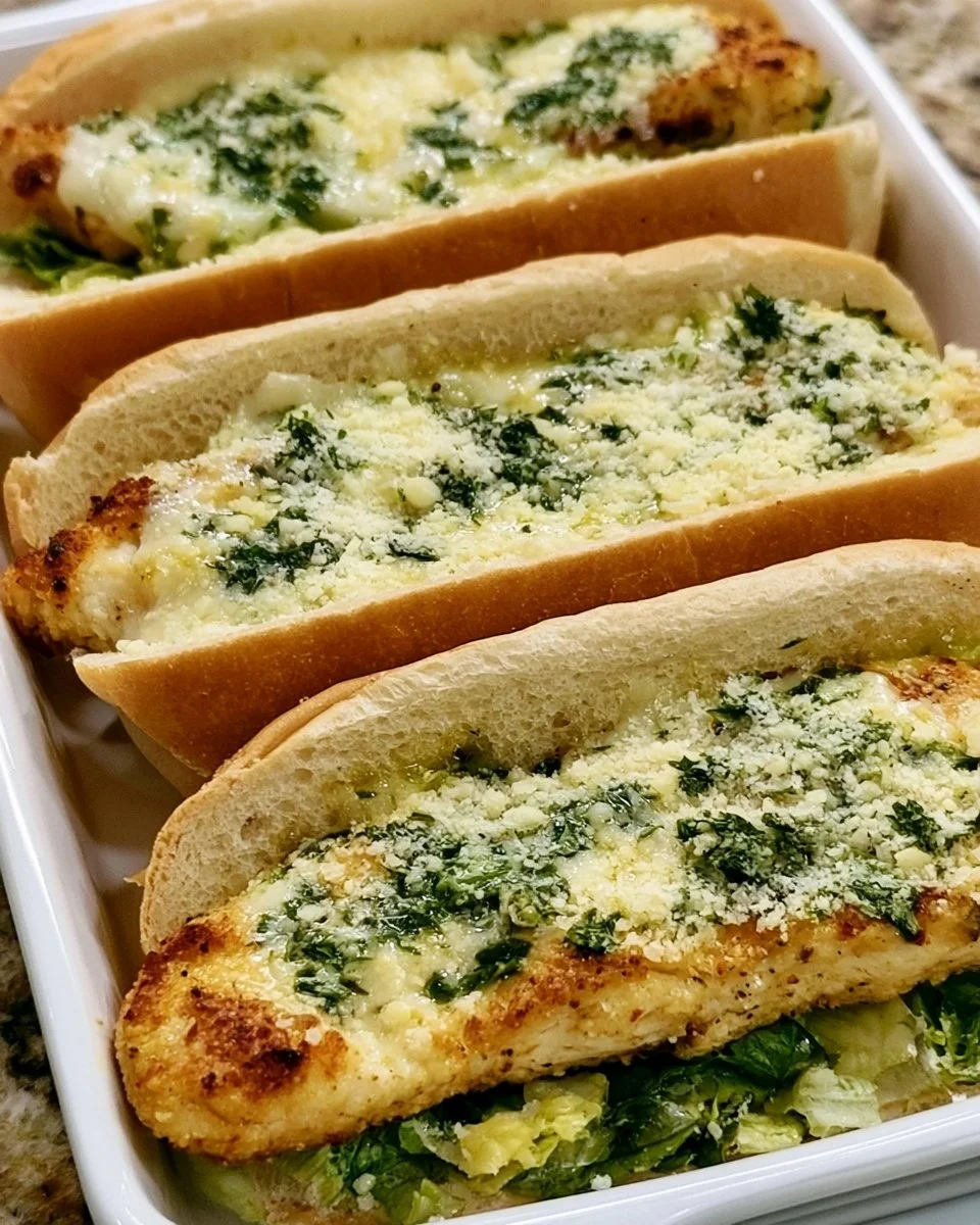 Chicken Caesar Sandwiches