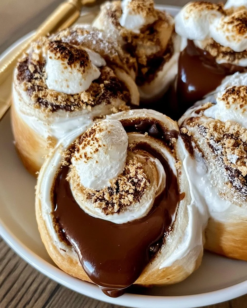 Melt-In-Your-Mouth S’mores Roll-Ups