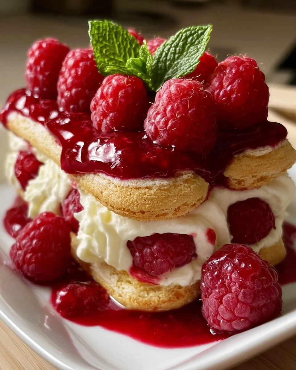 Raspberry Tiramisu