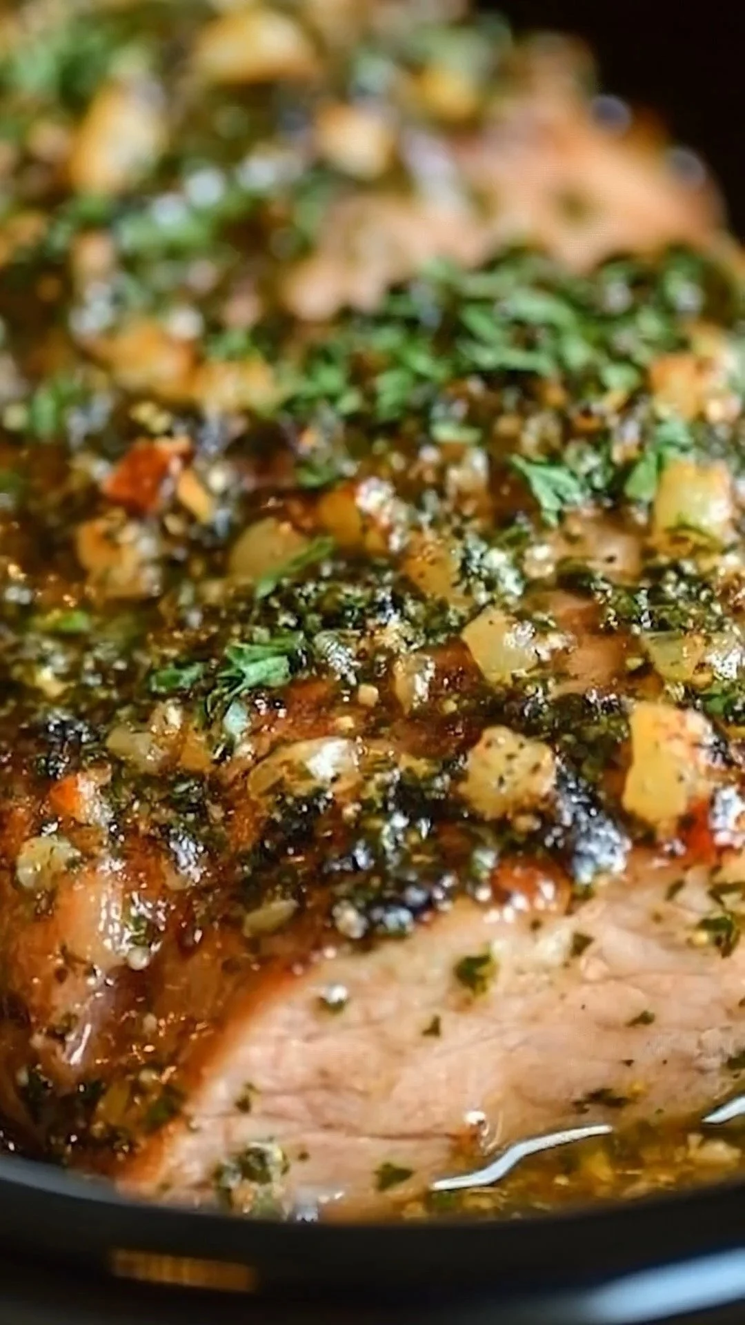 SLOW COOKER HERB GARLIC BEEF ROAST