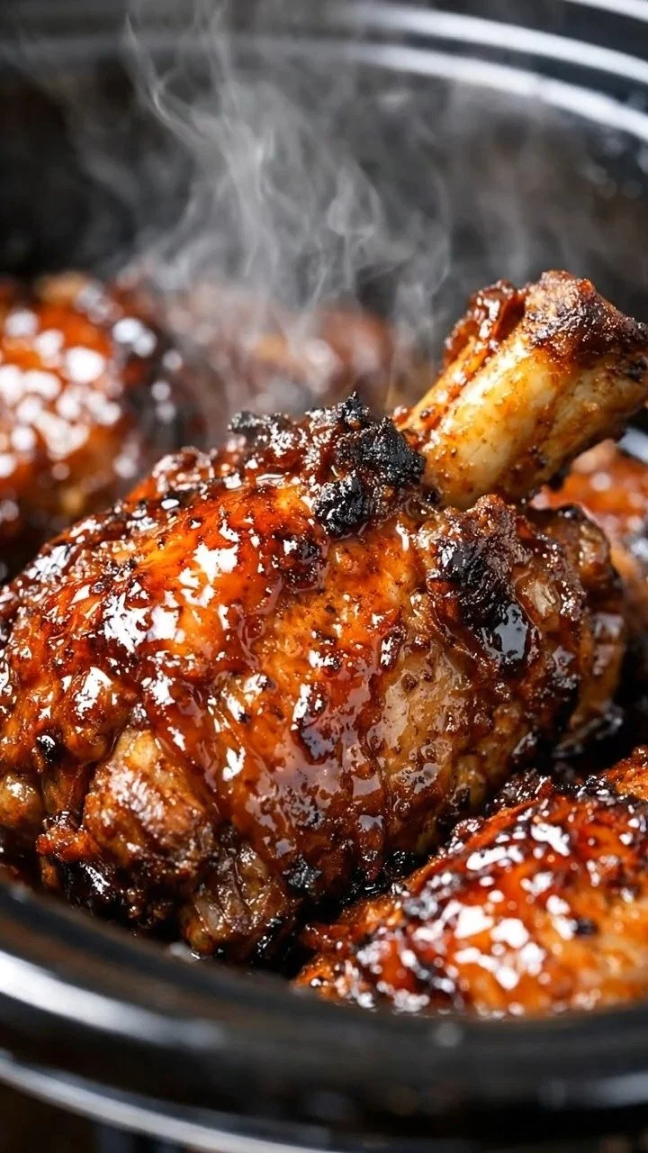 Sticky Honey Garlic Chicken Wings