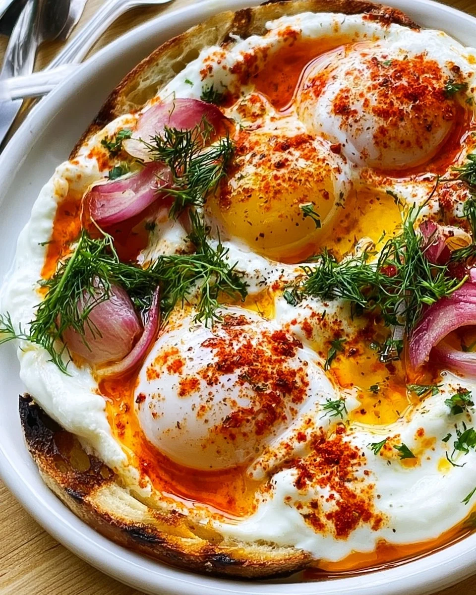 Turkish Eggs (Cilbir)