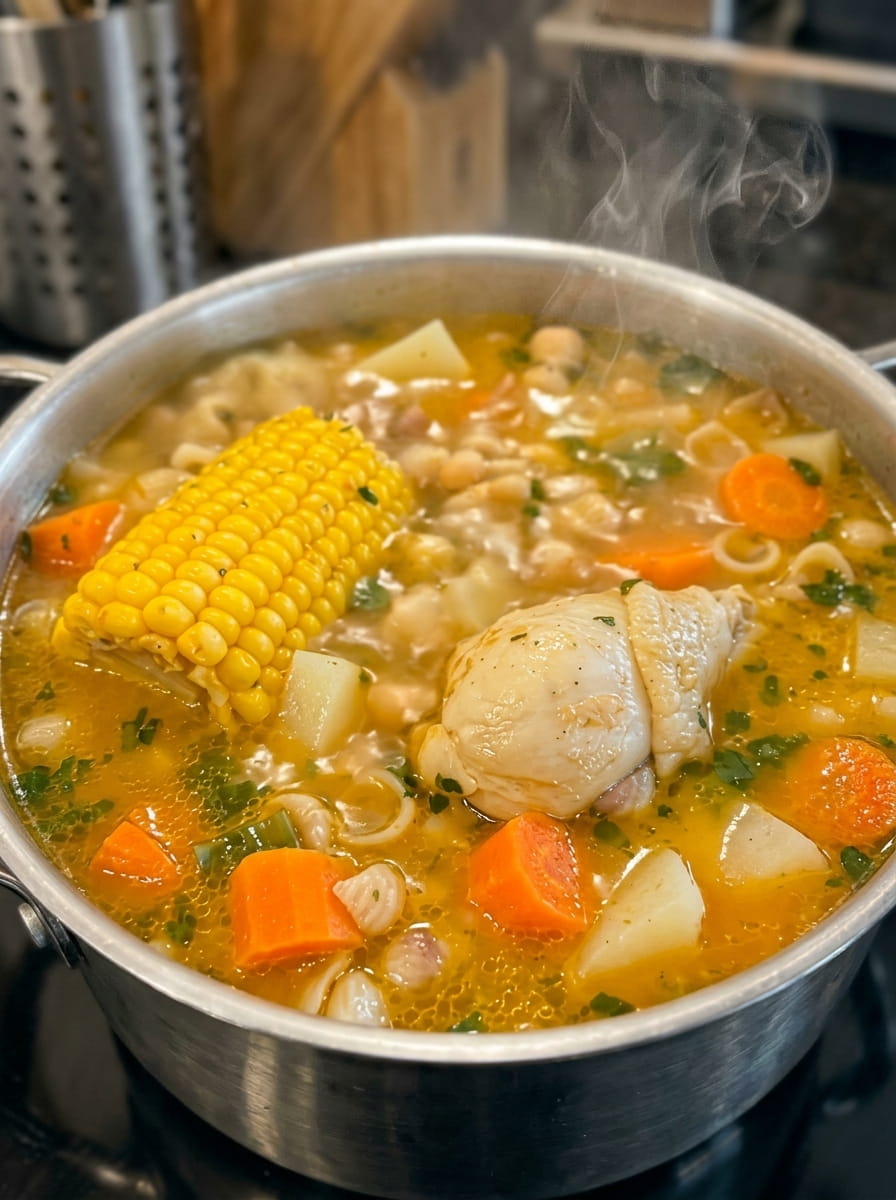Classic Mexican Sopa de Pollo (Chicken Soup)