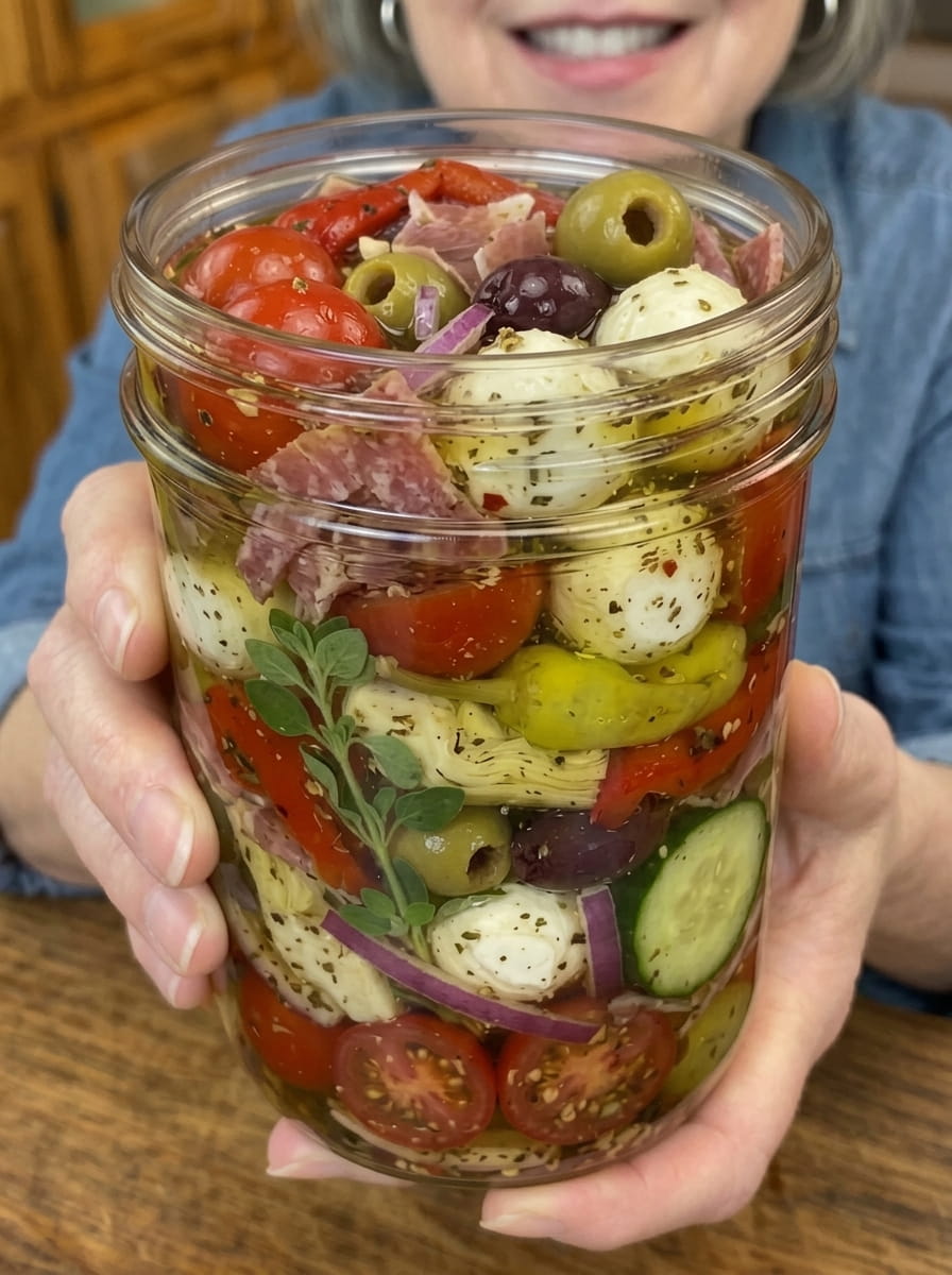 Ultimate Marinated Antipasto Jars