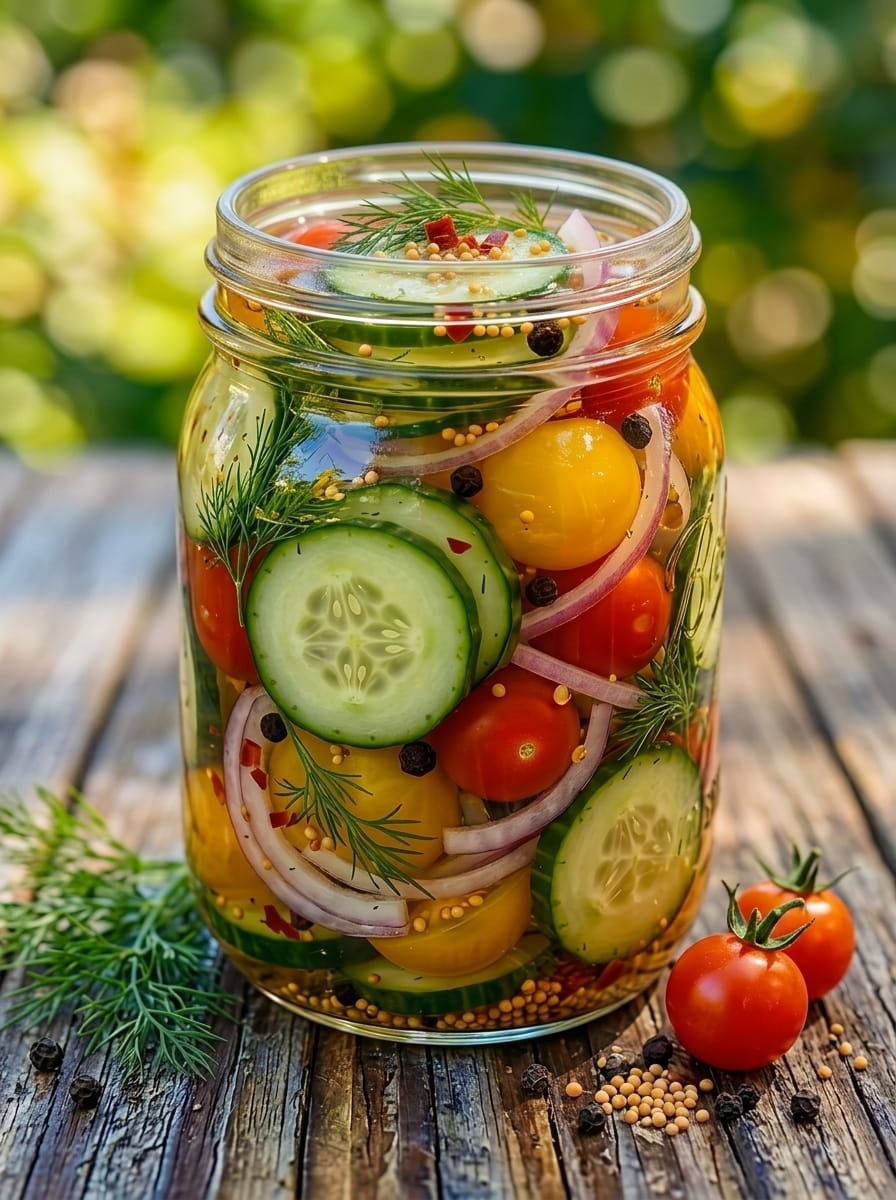 Mixed Vegetable Refrigerator Pickles