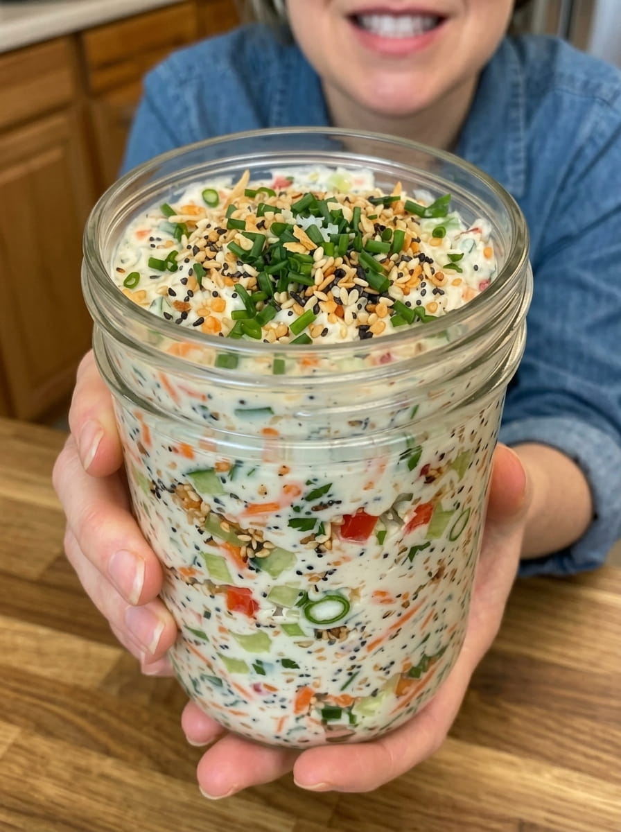 Everything Bagel Veggie Cream Cheese