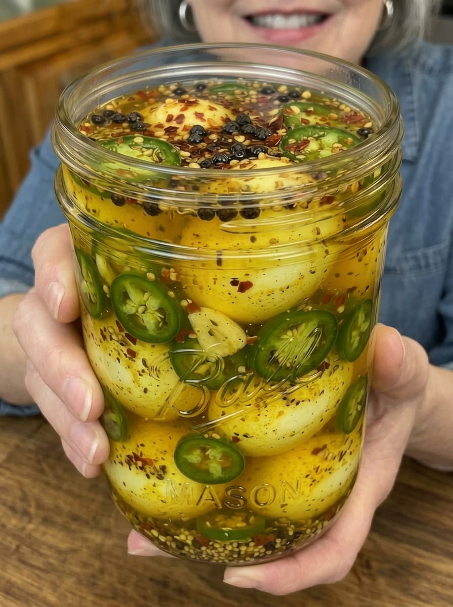 Cowboy Candy Pickled Eggs