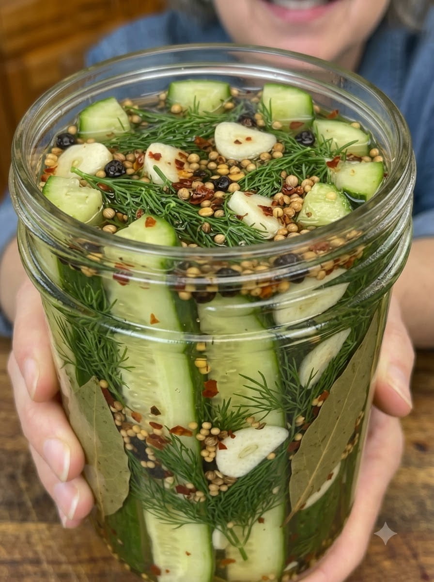 Pickled Cucumber Spears
