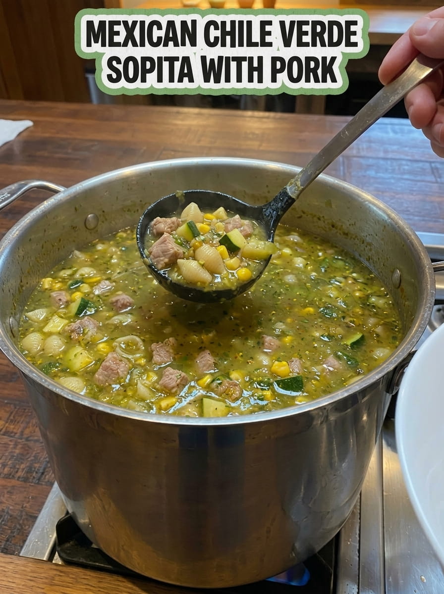 Mexican Chile Verde Sopita