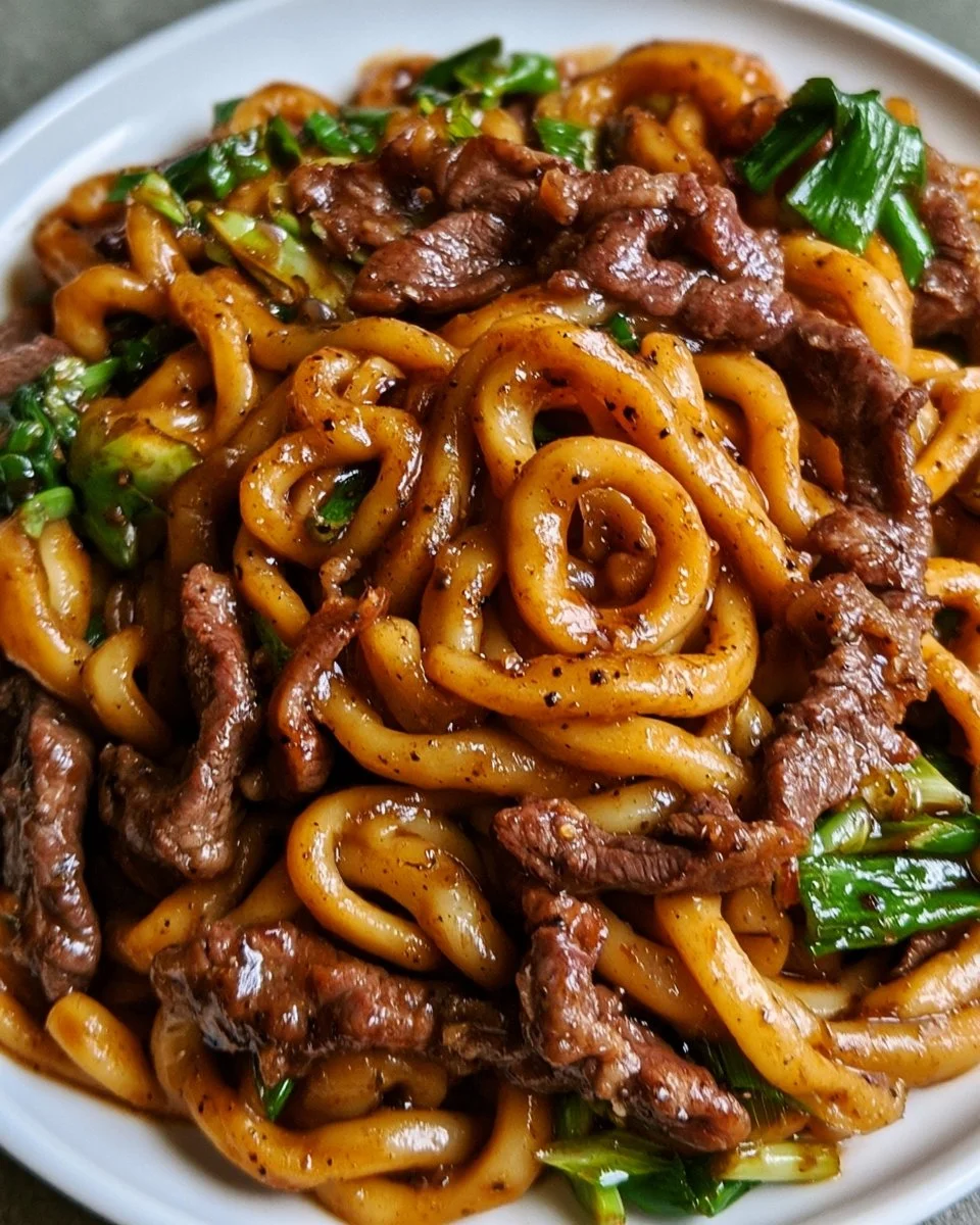 Beef Black Pepper Udon
