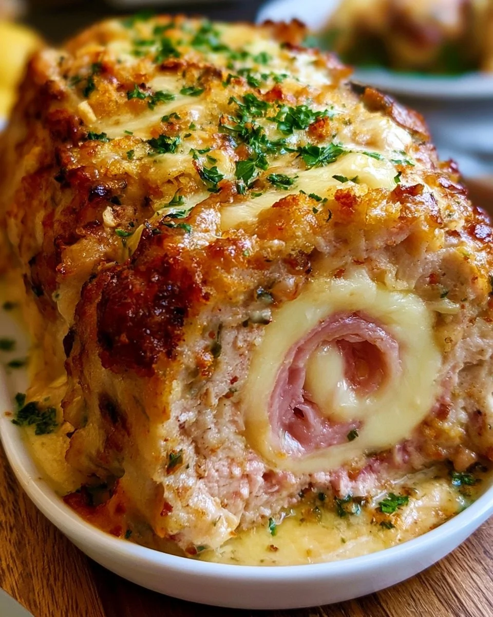 Chicken Cordon Bleu Meatloaf