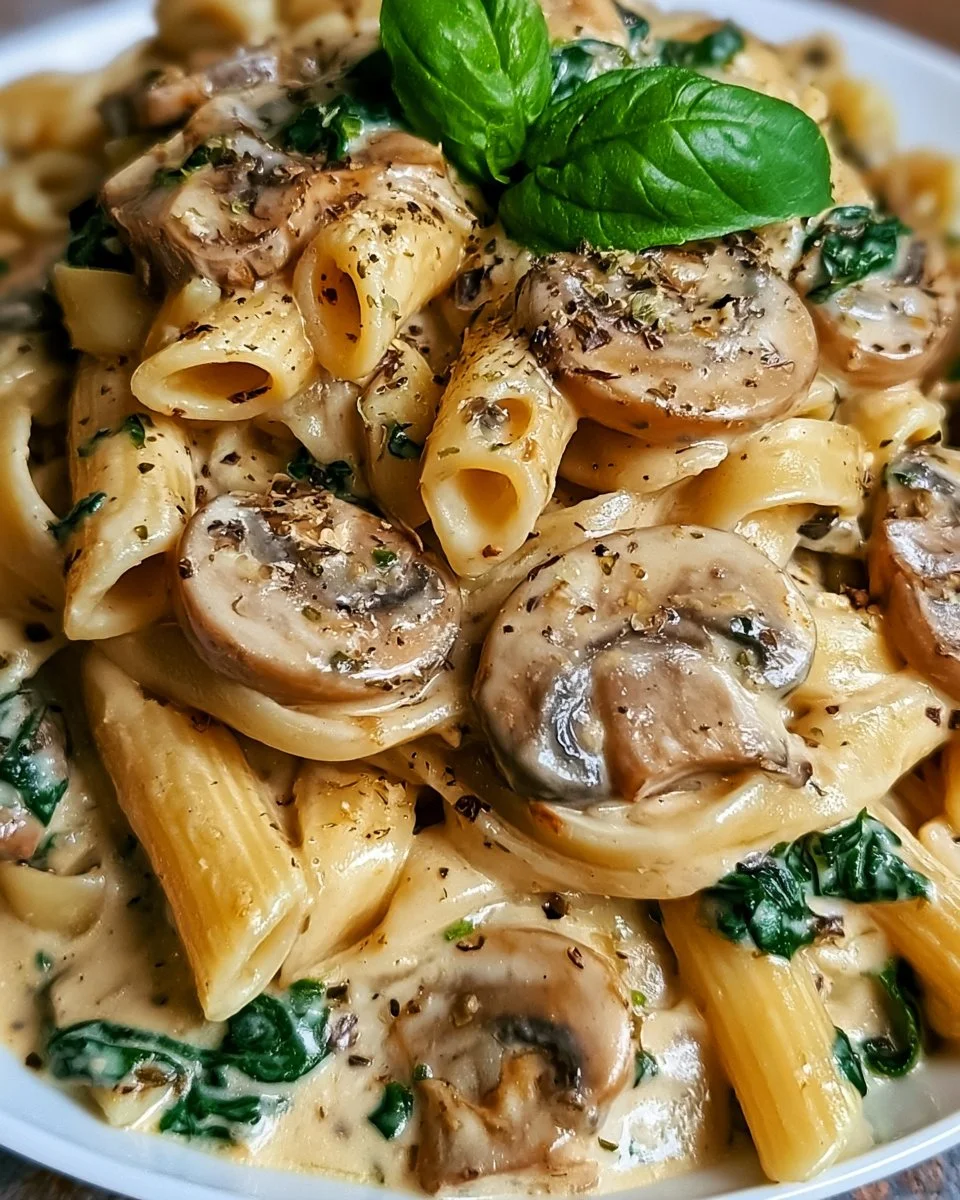 Creamy Tuscan Mushroom Pasta