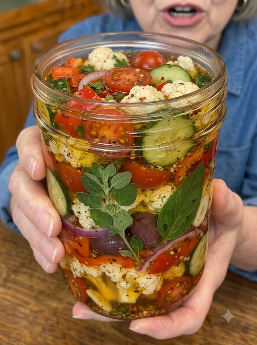 Mediterranean Marinated Cauliflower
