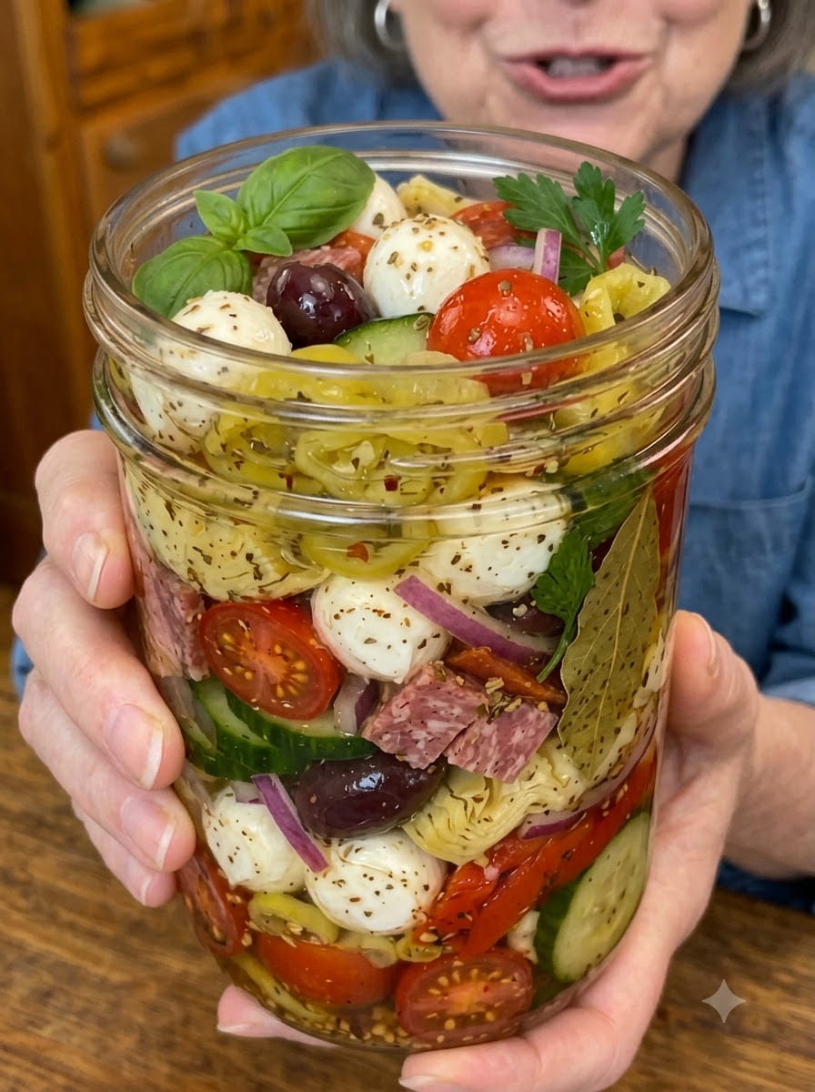 Mozzarella Pepperoncini Antipasto Salad