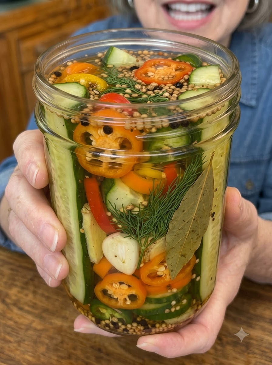 Habanero Garlic Pickles