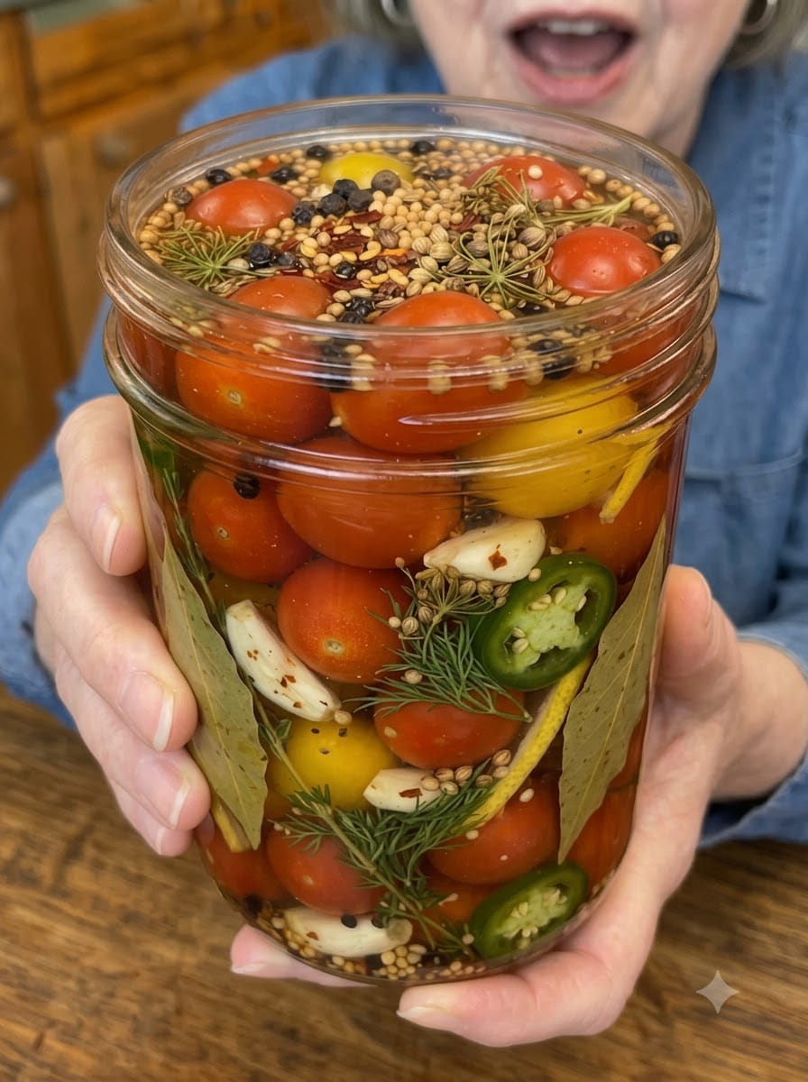 Pickled Grape Tomatoes
