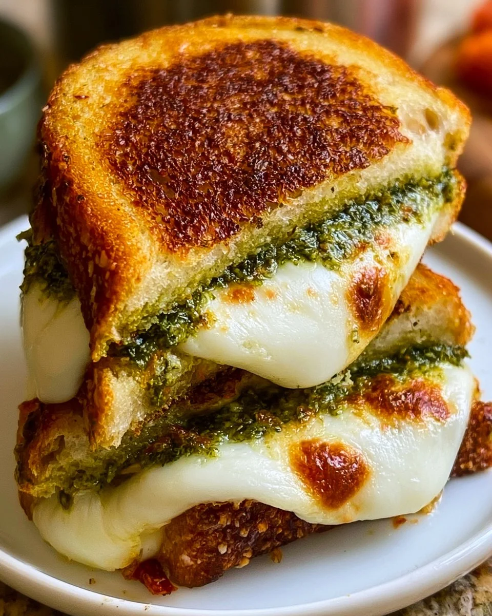 Pesto Grilled Cheese