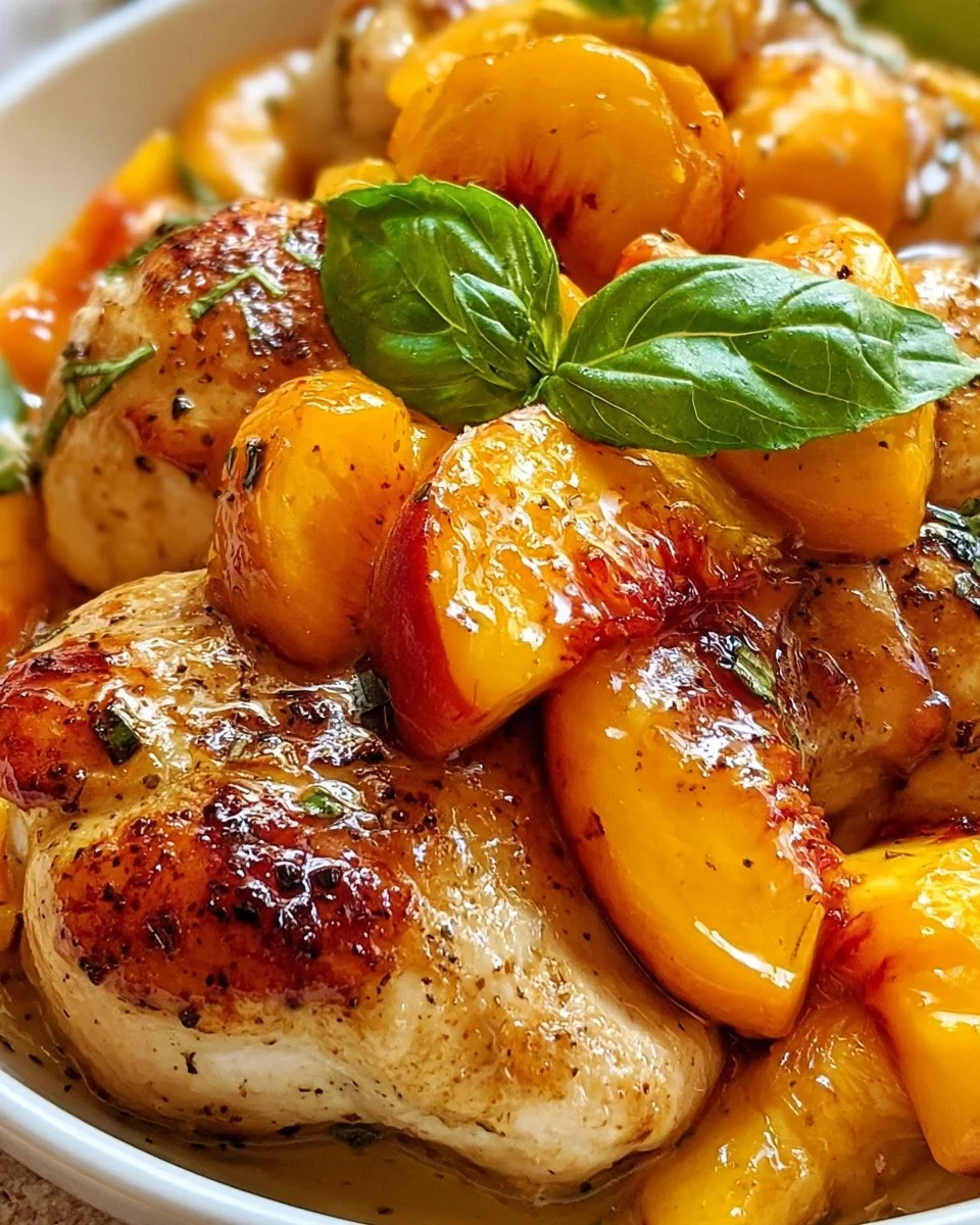 Skillet Peach Chicken
