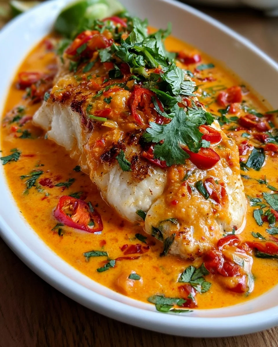 Tropical Grouper with Spicy Coconut