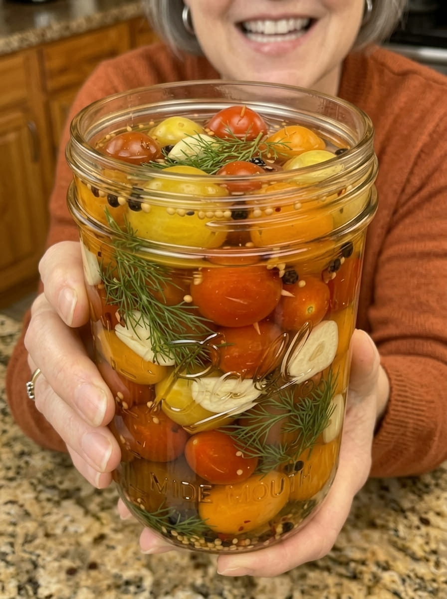 Tiny Tomato Pickles