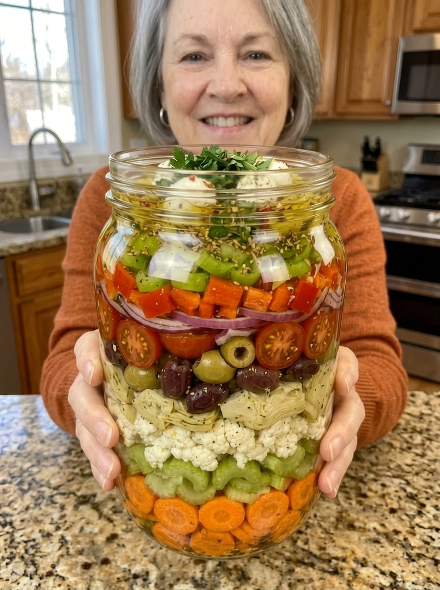 Italian Garden Vegetable Antipasto Salad