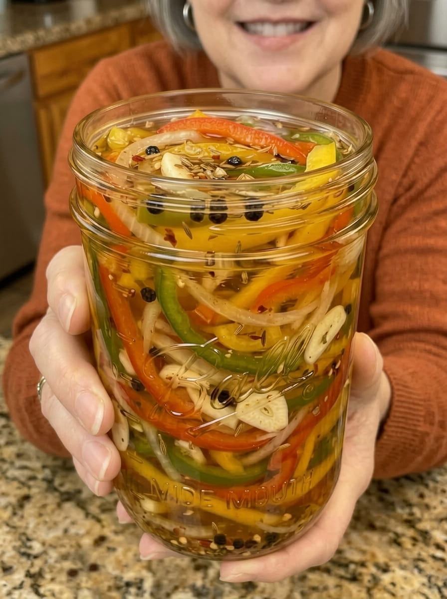 Fiesta Pickled Fajita Peppers &amp; Onions