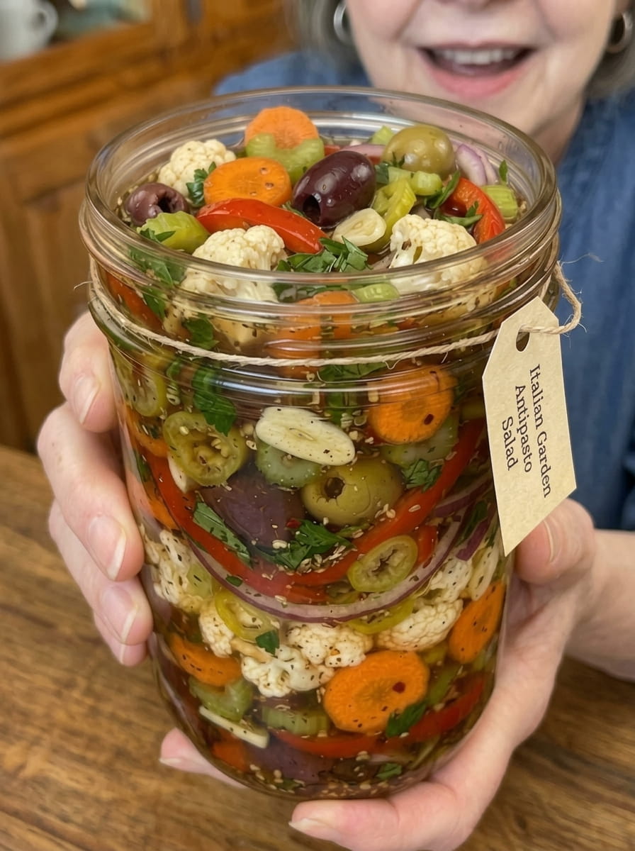 Italian Garden Vegetable Antipasto Salad