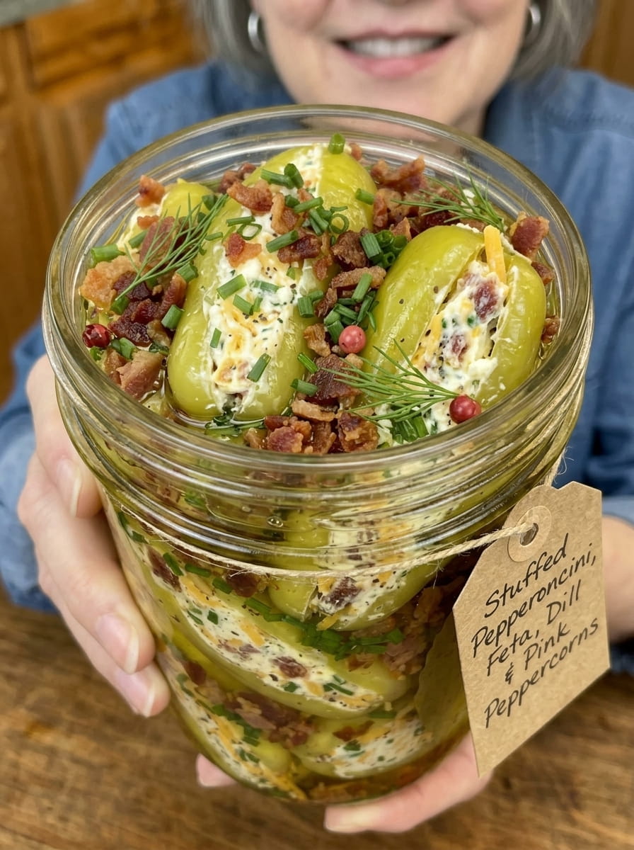 Bacon Ranch Stuffed Pepperoncini