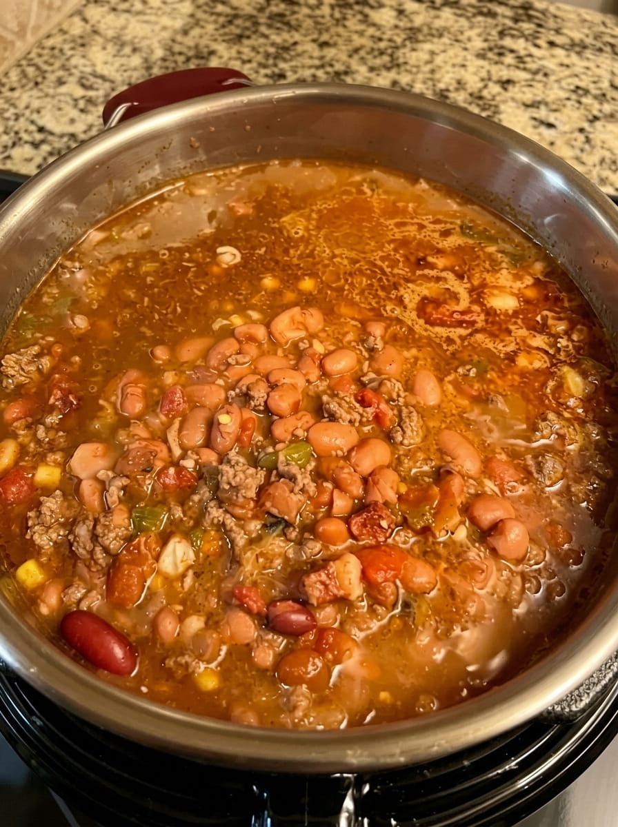 Homemade Mexican Beef Chili