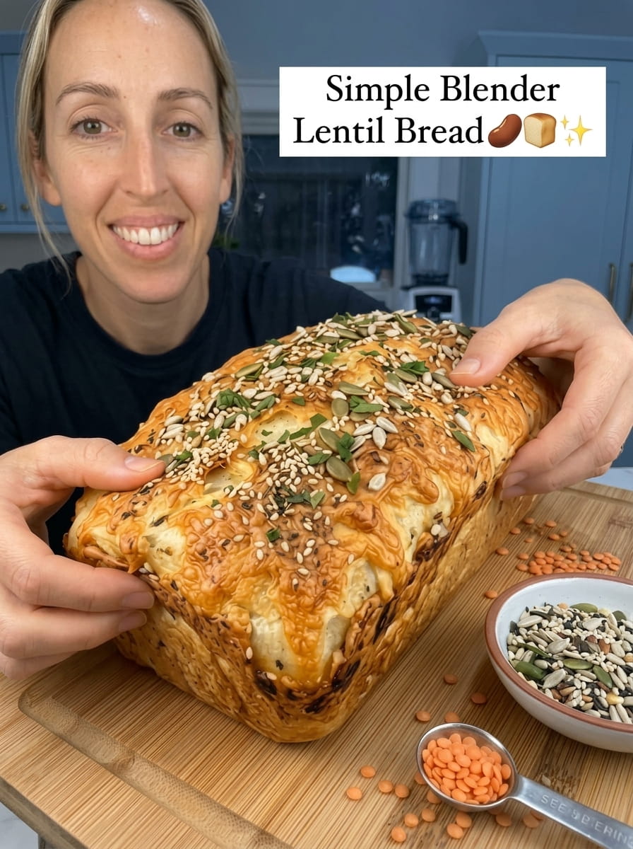 Simple Blender Lentil Bread