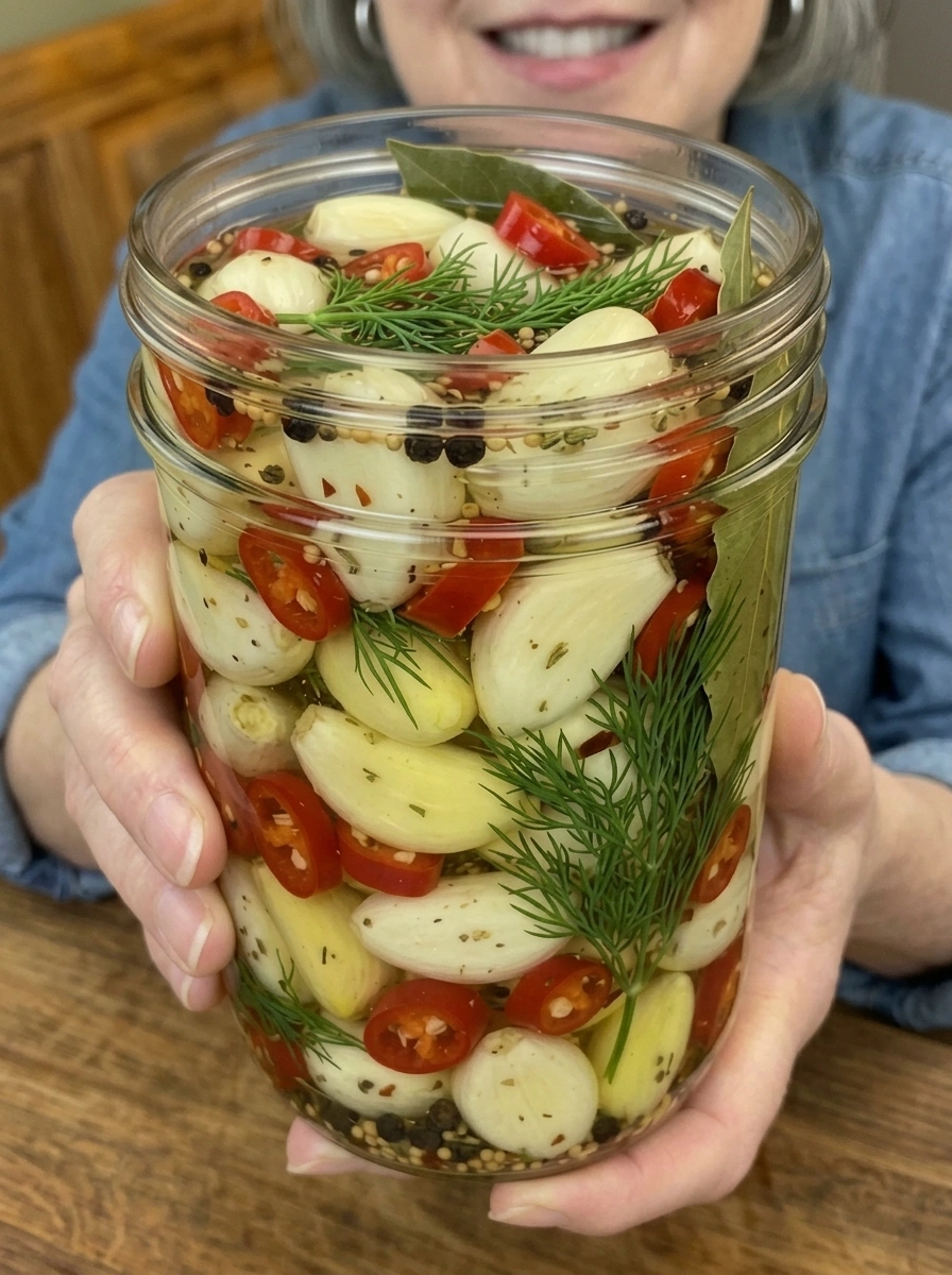 Spicy Pickled Garlic That’s Addictive