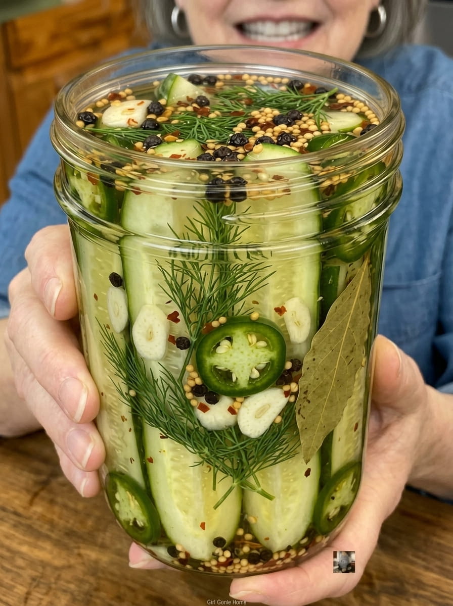 Grandma’s Spicy Dill Garlic Pickles