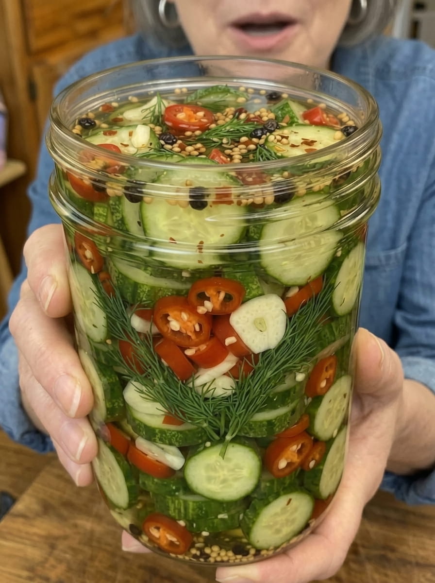 Spicy Chili Garlic Pickles