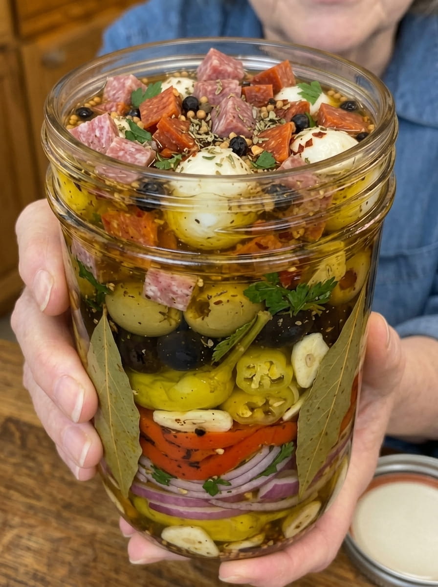 Italian Antipasto Pickled Bites