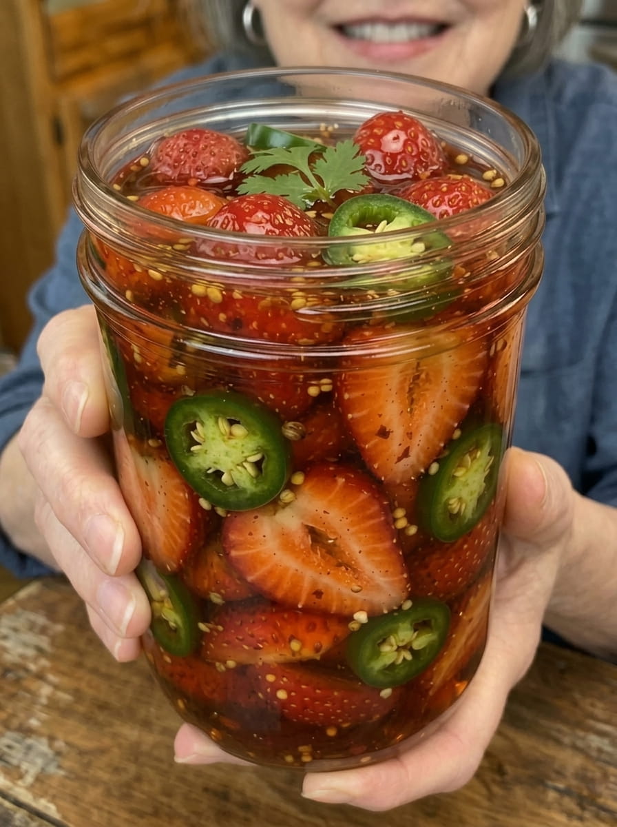 Strawberry Jalapeño Cowboy Candy