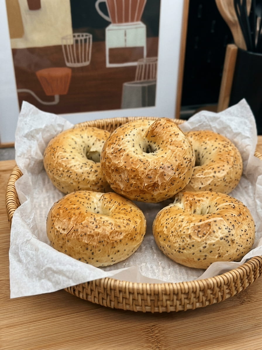Fluffy Salty Bagels Recipe