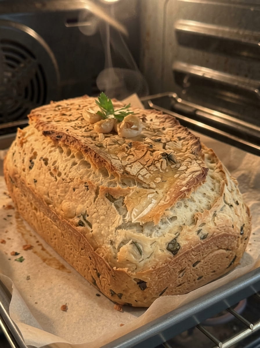White Bean Garlic Herb Bread