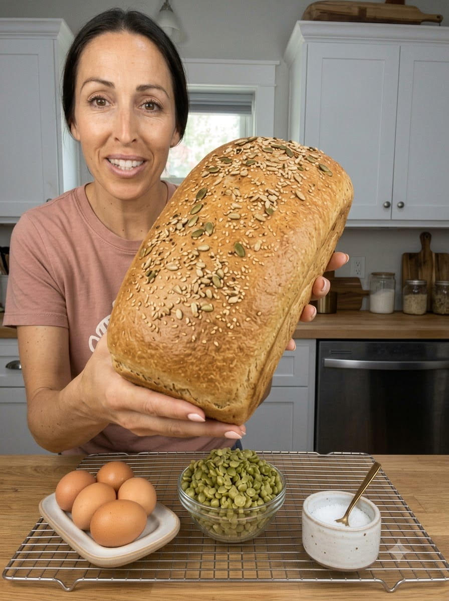 3-Ingredient Split Pea Bread