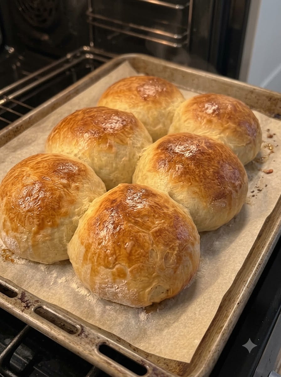 Easy 3-Ingredient Greek Yogurt Dinner Rolls