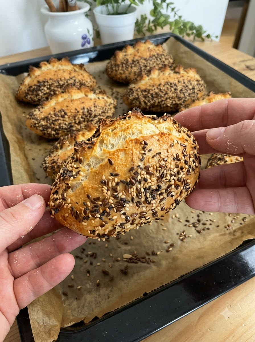 Mini Seeded Baguettes